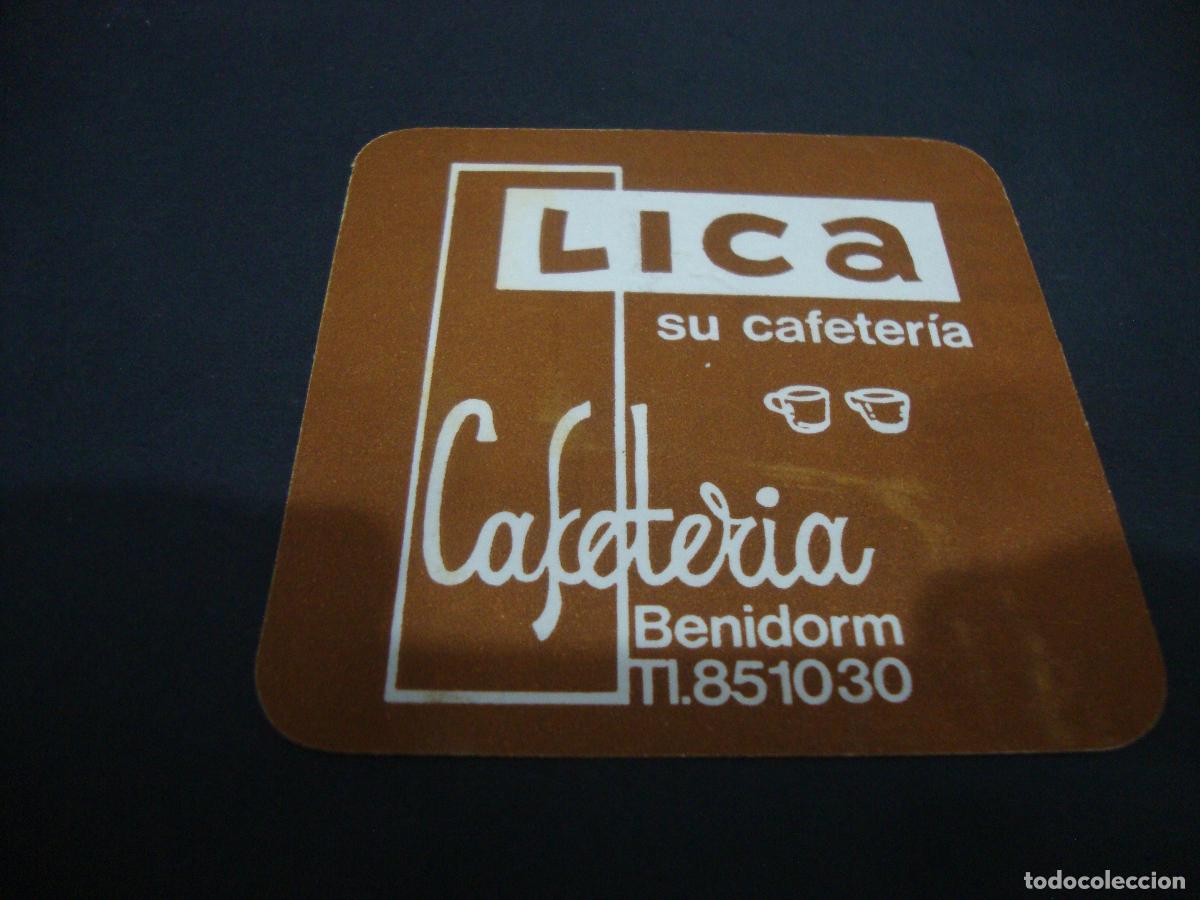 Otros art&iacute;culos de coleccionismo en papel: POSAVASOS CAFETERIA LICA BENIDORM