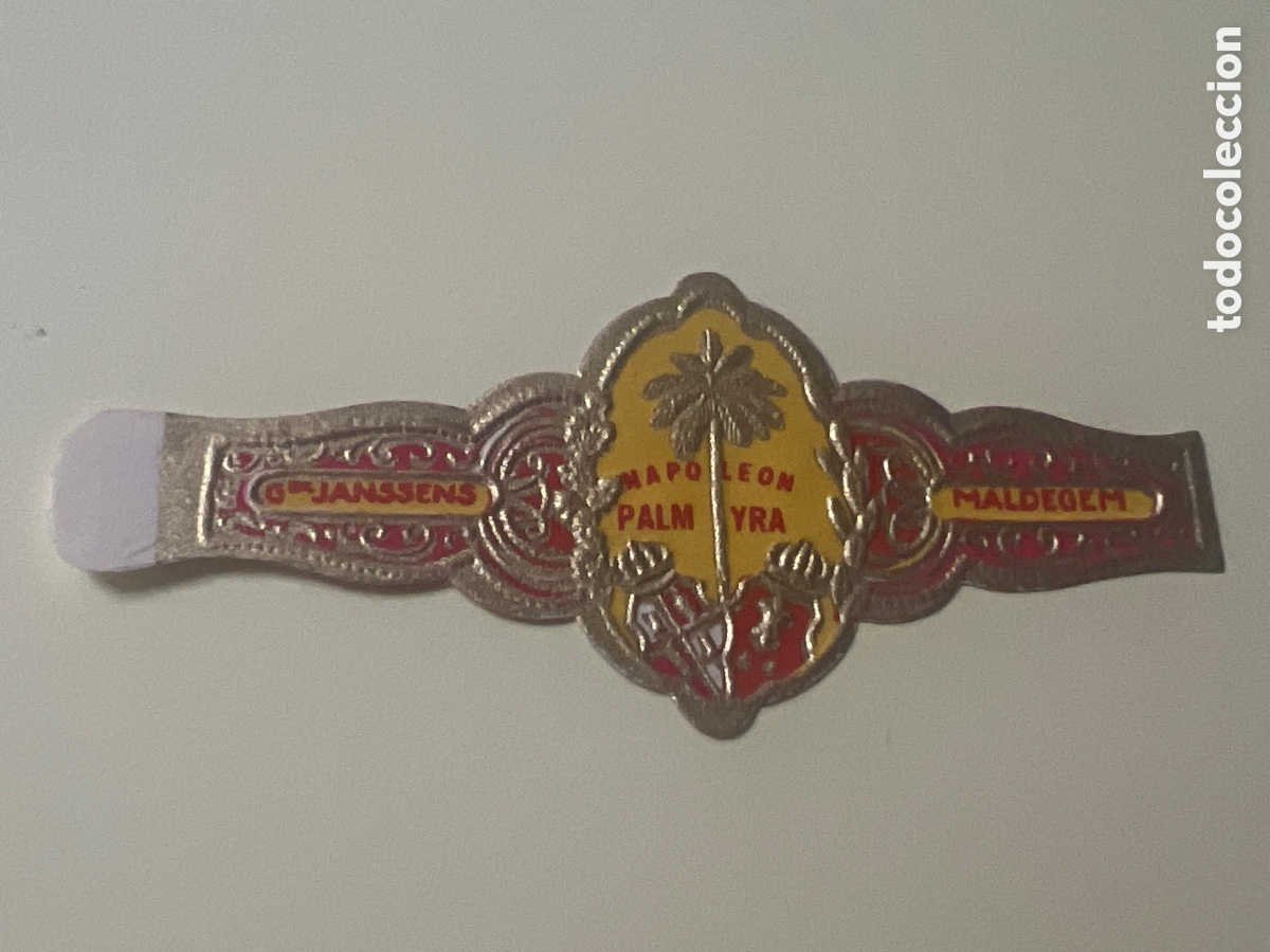 Otros art&iacute;culos de coleccionismo en papel: HV49. VITOLA - CIGAR BAND - BAGUE DE CIGARE - NAPOLE&Oacute;N - PALM YRA - MALDEGEM