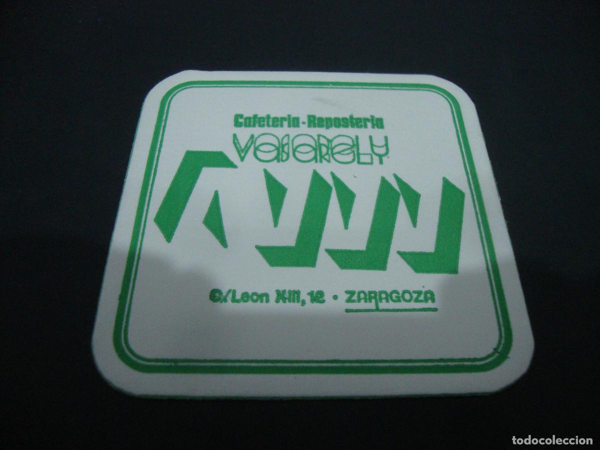 Otros art&iacute;culos de coleccionismo en papel: POSAVASOS CAFETERIA REPOSTERIA AVVV ZARAGOZA
