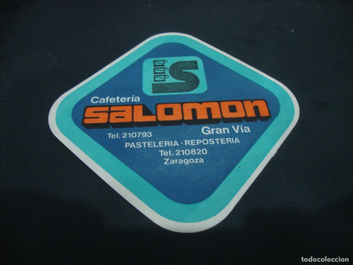 Otros art&iacute;culos de coleccionismo en papel: POSAVASOS CAFETERIA SALOMON ZARAGOZA