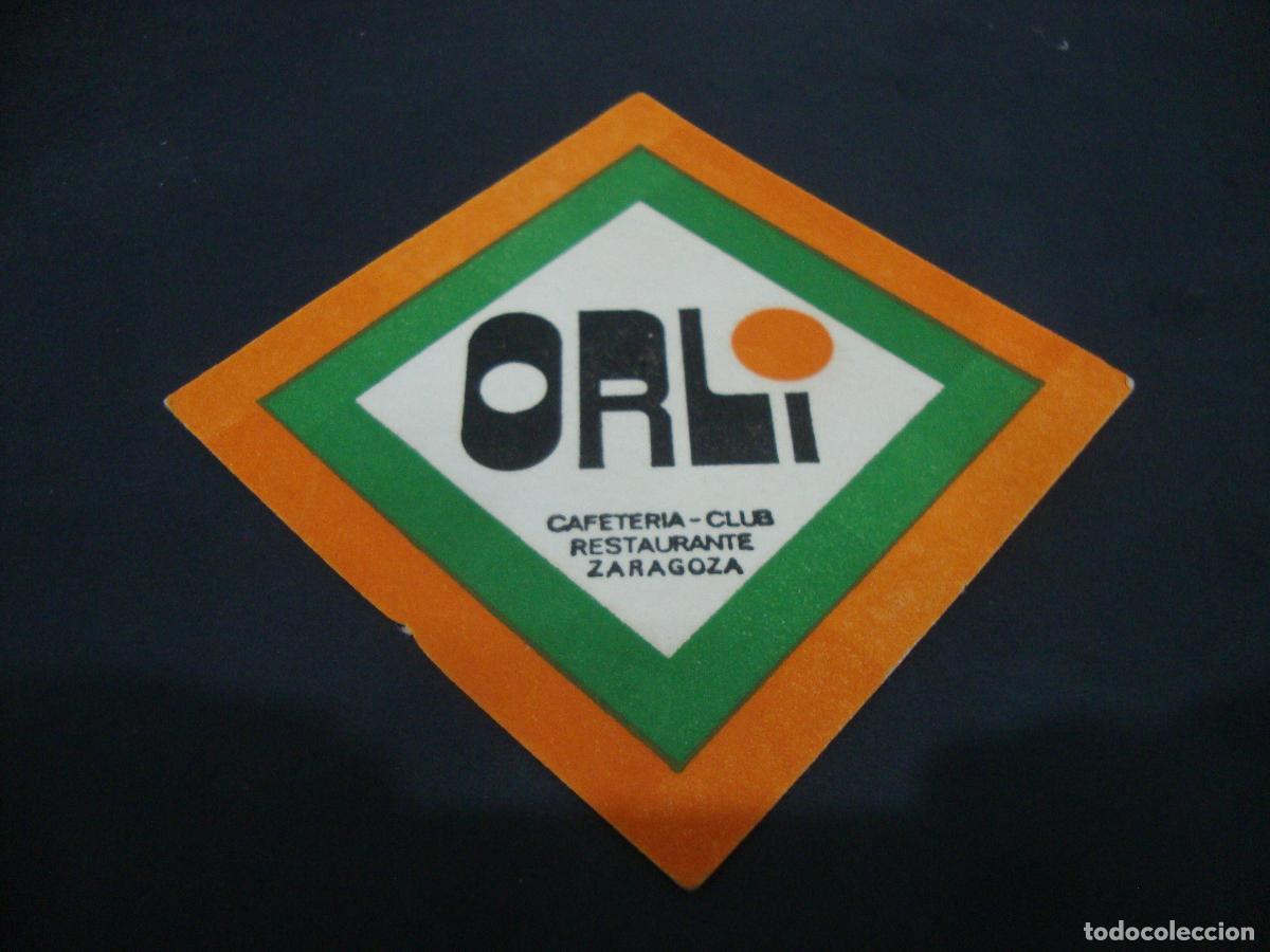 Otros art&iacute;culos de coleccionismo en papel: POSAVASOS CAFETERIA CLUB ORLI ZARAGOZA