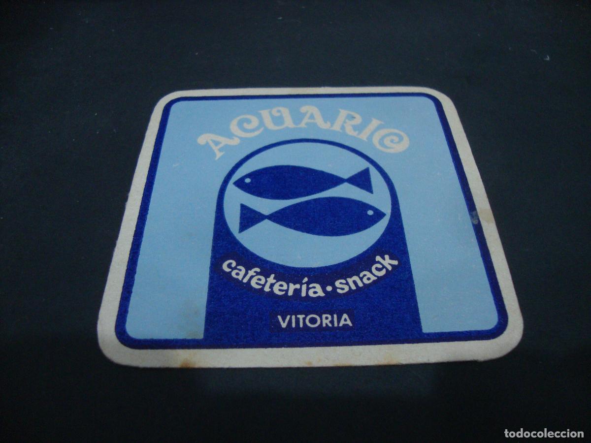 Otros art&iacute;culos de coleccionismo en papel: POSAVASOS CAFETERIA SNACK ACUARIO VITORIA