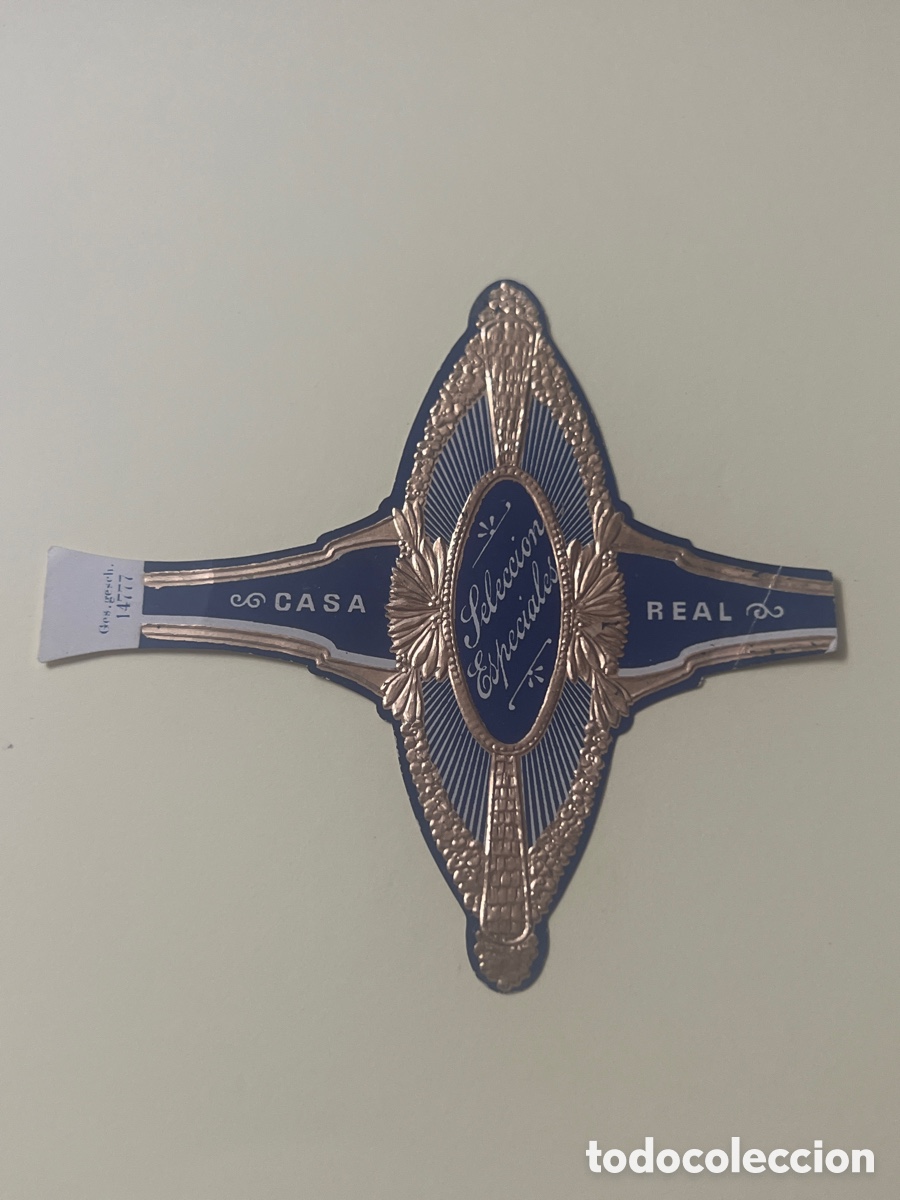 Otros art&iacute;culos de coleccionismo en papel: HV72. VITOLA - CIGAR BAND - BAGUE DE CIGARE - CASA REAL
