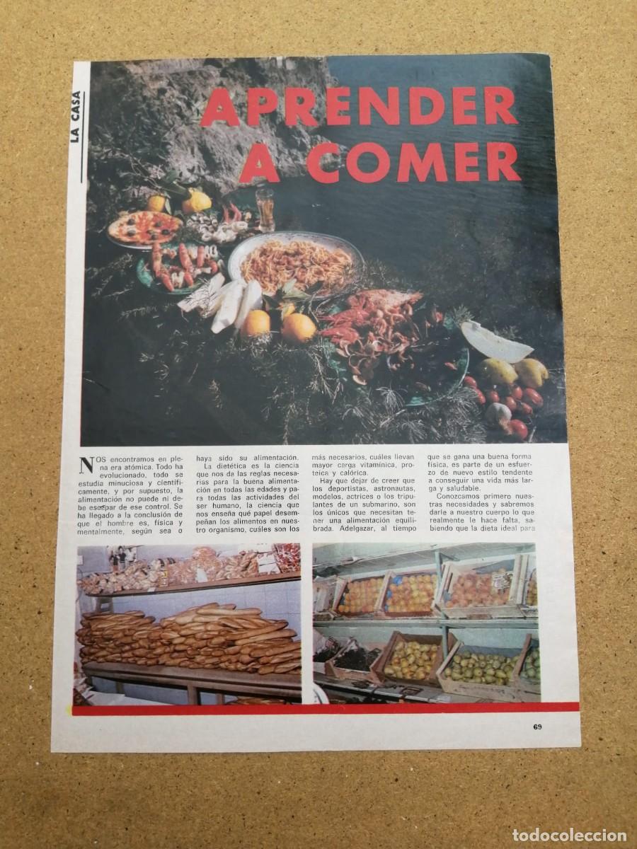 Paper Collecting Others: REPORTAJE. APRENDER A COMER