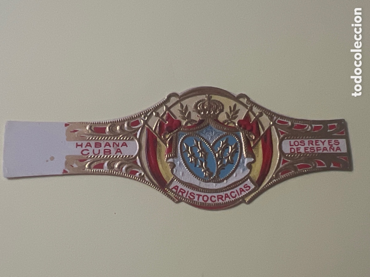 Otros art&iacute;culos de coleccionismo en papel: HV81. VITOLA - CIGAR BAND - BAGUE DE CIGARE - ARISTOCRACIAS
