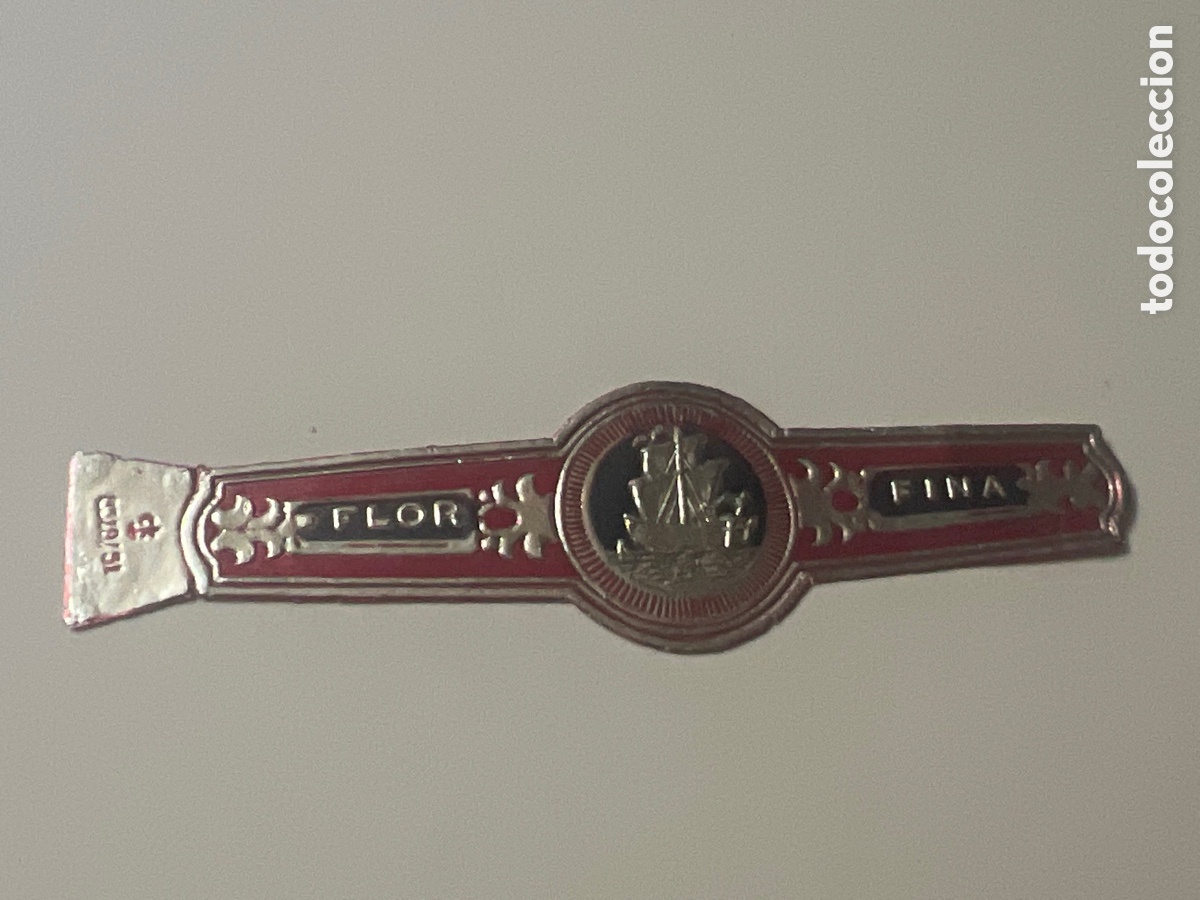 Otros art&iacute;culos de coleccionismo en papel: HV104. FLOR FINA VITOLA - CIGAR BAND - BAGUE DE CIGARE -