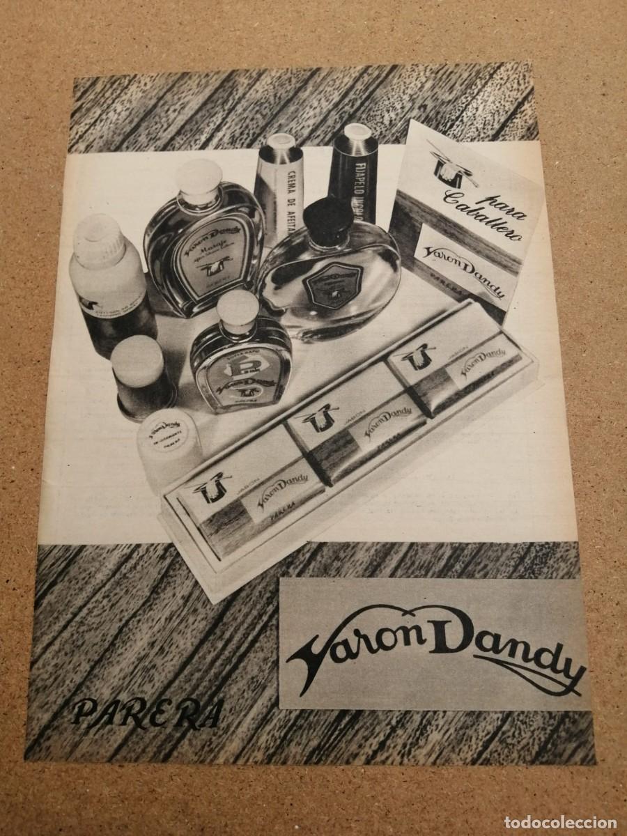 Otros art&iacute;culos de coleccionismo en papel: ANUNCIO. VARON DANDY