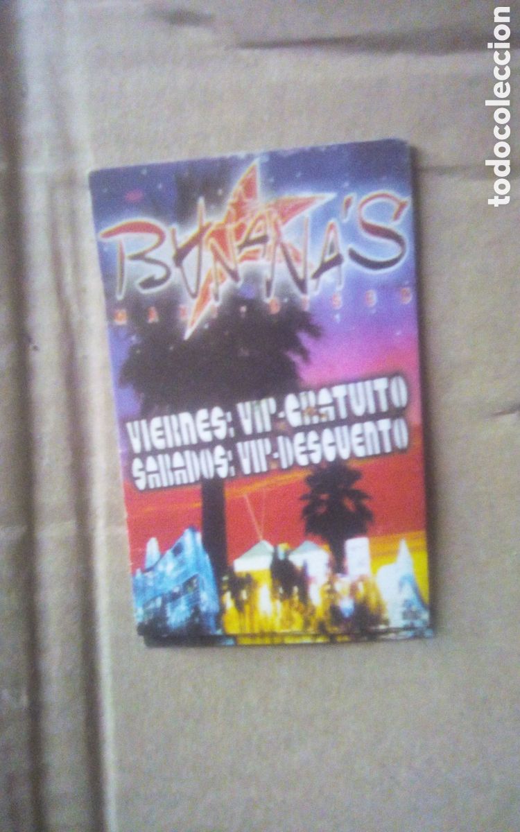 Otros art&iacute;culos de coleccionismo en papel: Flyer discoteca Banana's. RRPP Noira C. T. A&ntilde;os 2000. Ruta del bacalao.