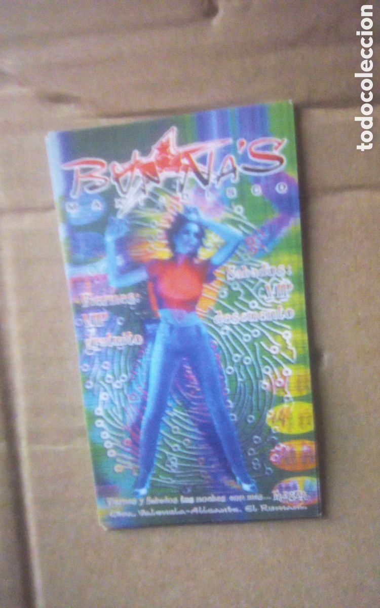 Otros art&iacute;culos de coleccionismo en papel: Flyer discoteca Banana's. A&ntilde;os 2000. Ruta del bacalao. Sin cu&ntilde;o rrpp.