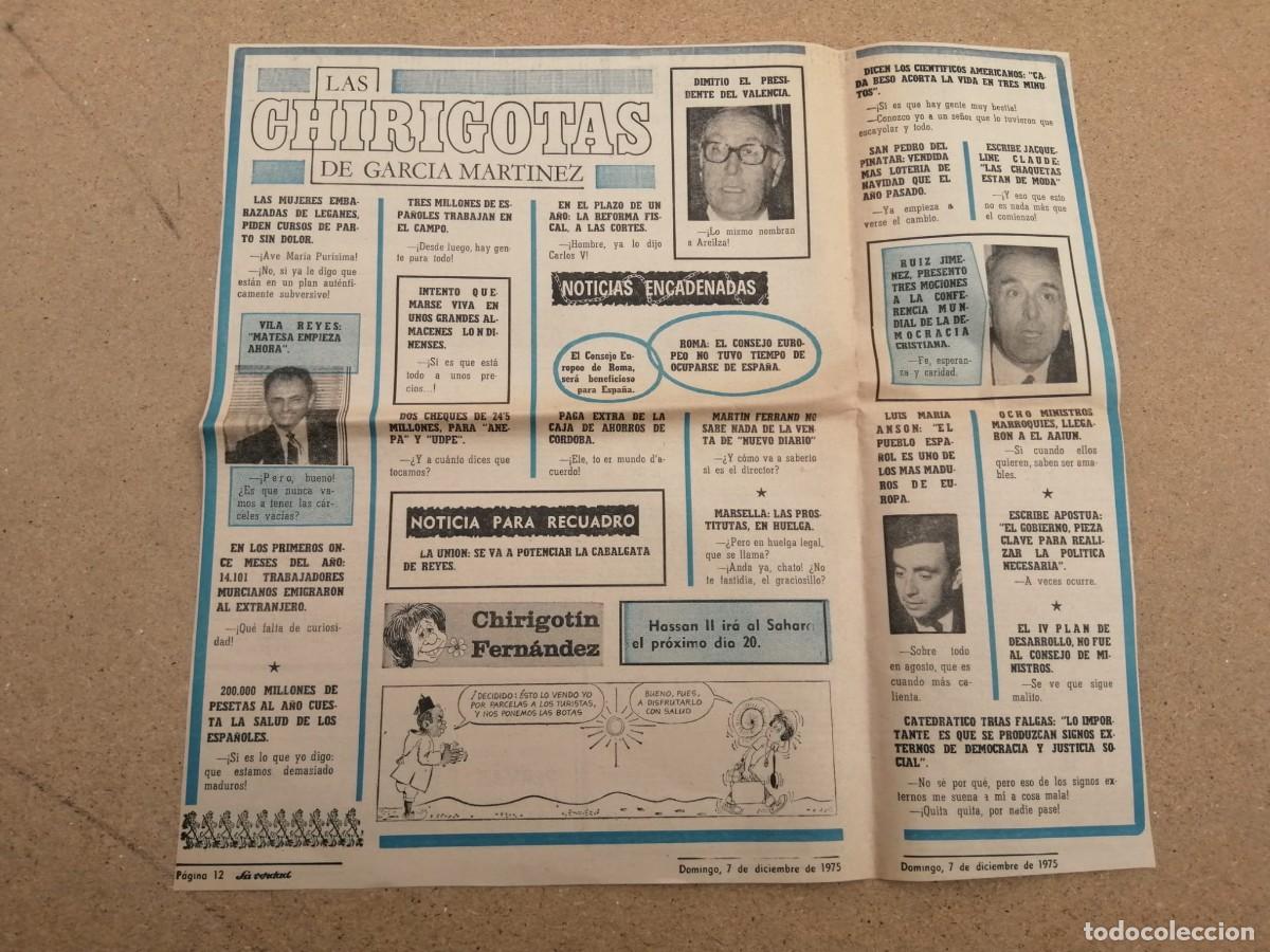 Otros art&iacute;culos de coleccionismo en papel: HUMOR. LAS CHIRIGOTAS DE GARCIA MARTINEZ (1975)
