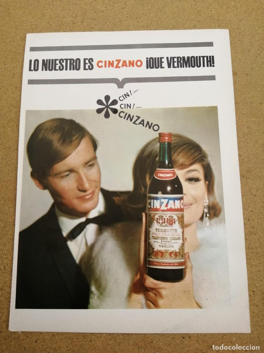 Otros art&iacute;culos de coleccionismo en papel: ANUNCIO. CINZANO, QUE VERMOUTH