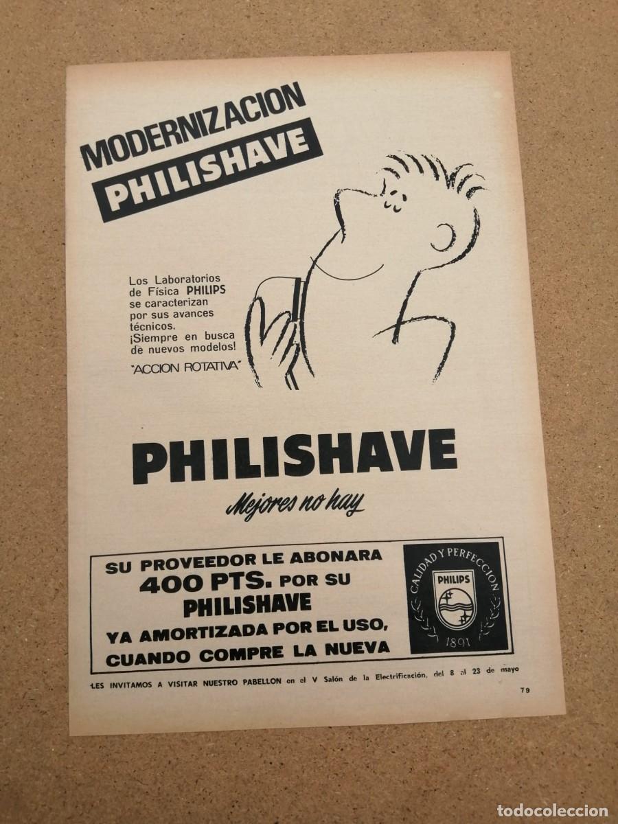 Otros art&iacute;culos de coleccionismo en papel: ANUNCIO. PHILIPSHAVE