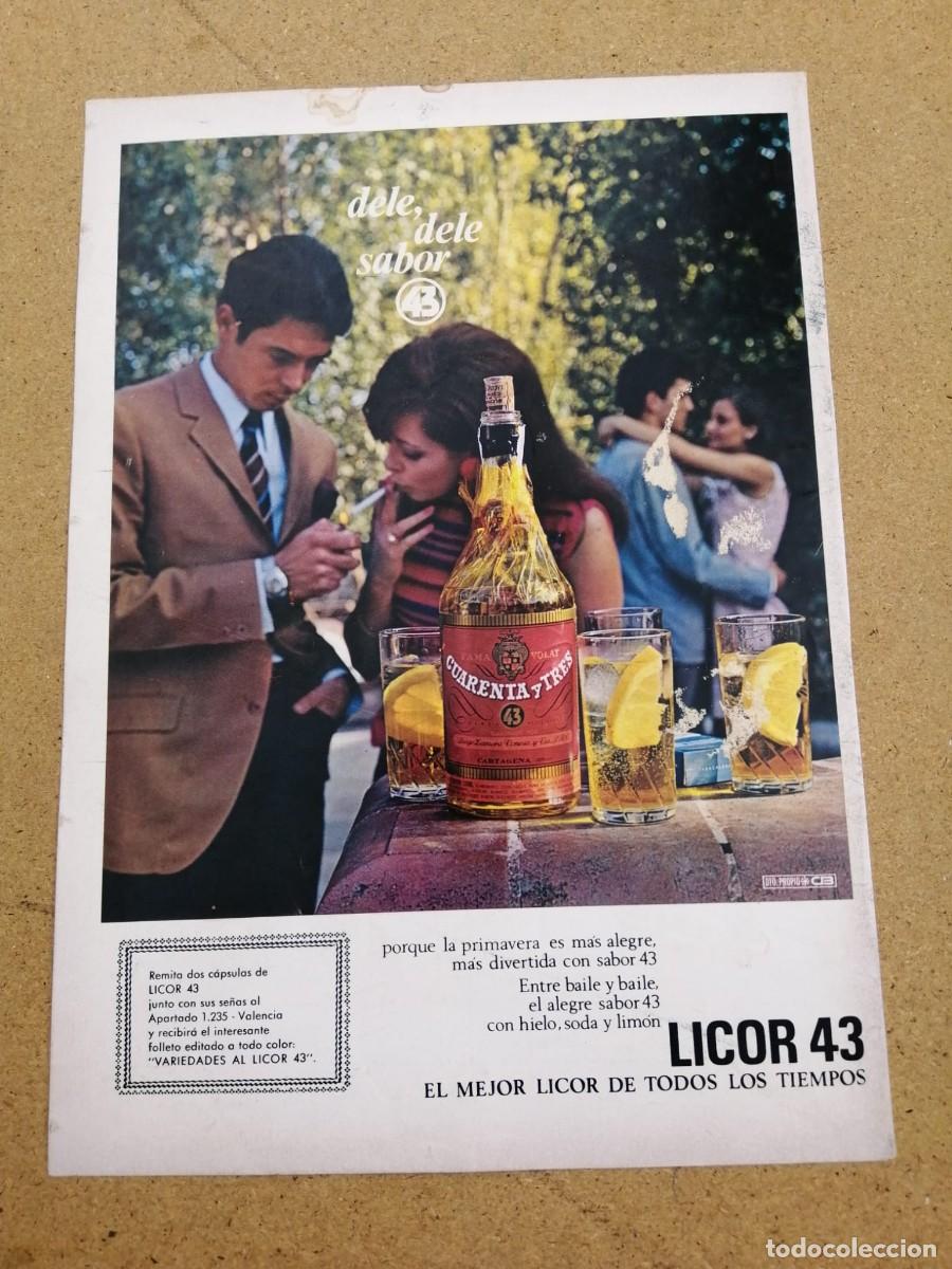 Otros art&iacute;culos de coleccionismo en papel: ANUNCIO. LICOR 43...