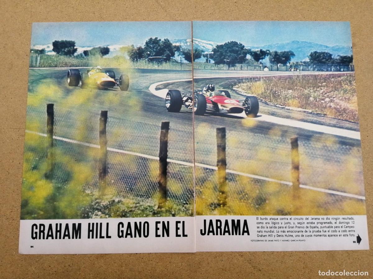 Otros art&iacute;culos de coleccionismo en papel: REPORTAJE, GRAHAM HILL GANO EN EL JARAMA
