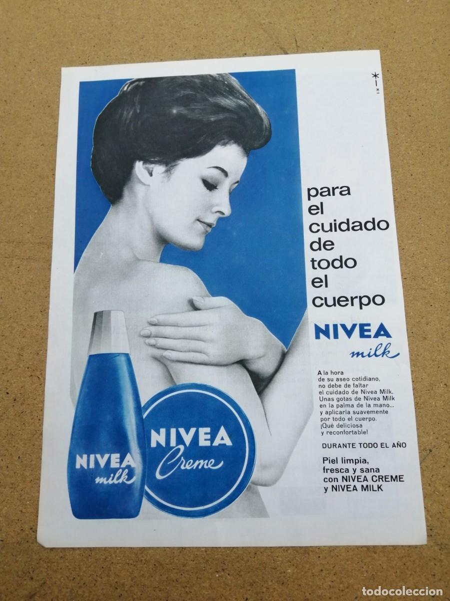 Otros art&iacute;culos de coleccionismo en papel: ANUNCIO. NIVEA MILK.