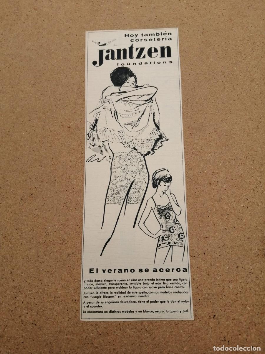 Otros art&iacute;culos de coleccionismo en papel: ANUNCIO. CORSETERIA JANTZEN