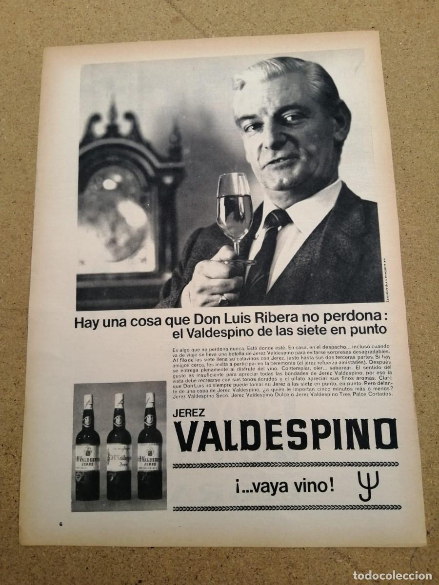 Otros art&iacute;culos de coleccionismo en papel: ANUNCIO. JEREZ VALDESPINO