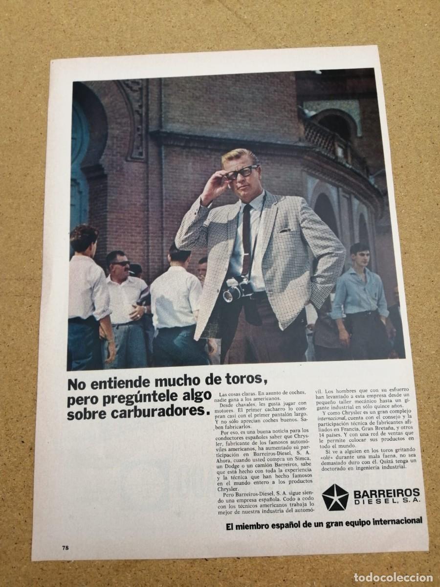 Otros art&iacute;culos de coleccionismo en papel: ANUNCIO. BARREIROS..