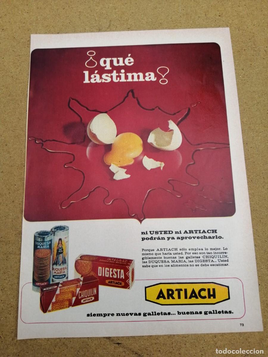 Otros art&iacute;culos de coleccionismo en papel: ANUNCIO. GALLETAS DE ARTIACH