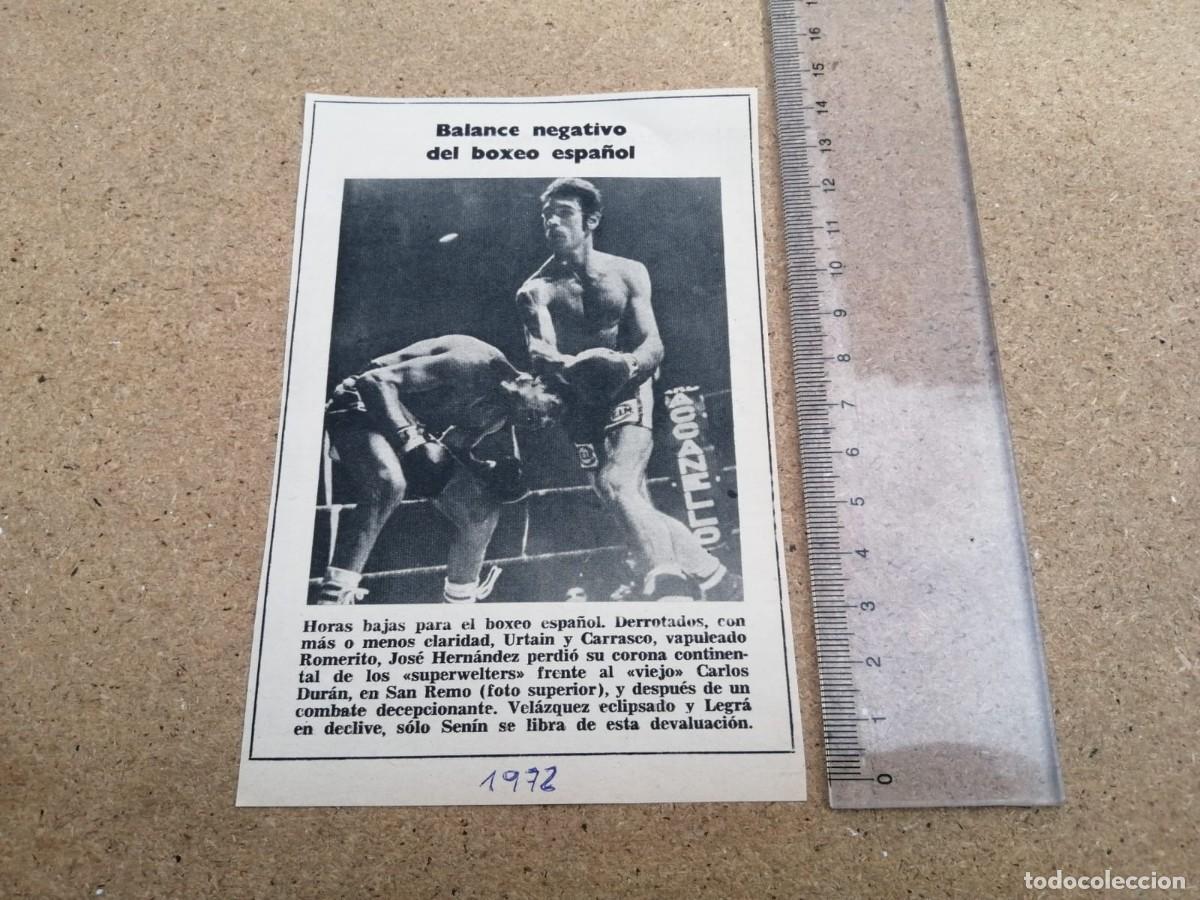 Collectionnisme Papier divers: ARTICULO BOXEO. BALANCE NEGATIVO DEL BOXEO ESPA&Ntilde;OL