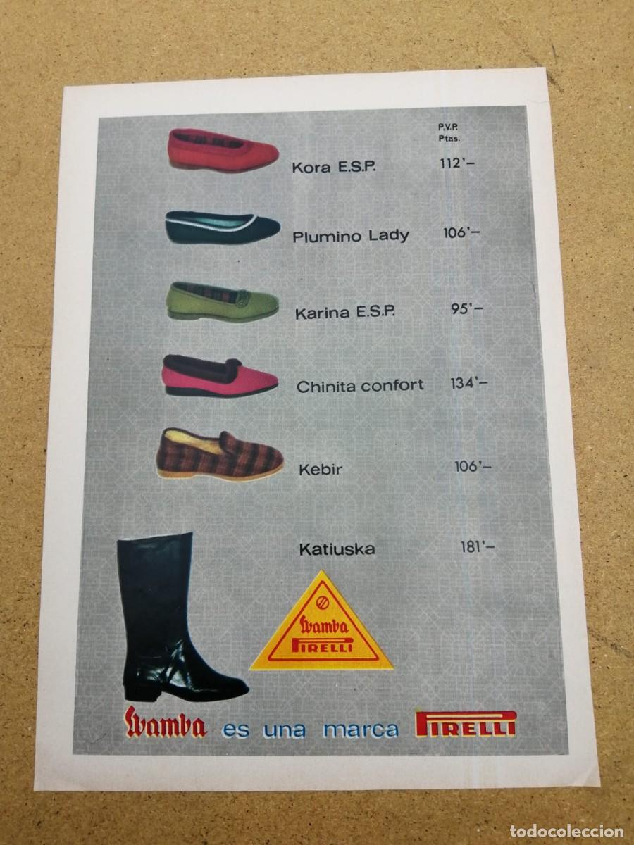 Collectionnisme Papier divers: ANUNCIO. WAMBA ES UNA MARCA PIRELLI