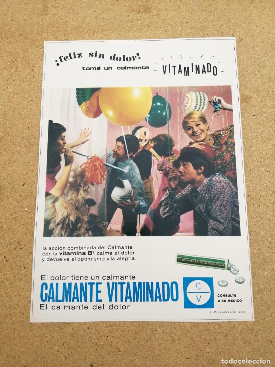 Otros art&iacute;culos de coleccionismo en papel: ANUNCIO. CALMANTE VITAMINADO