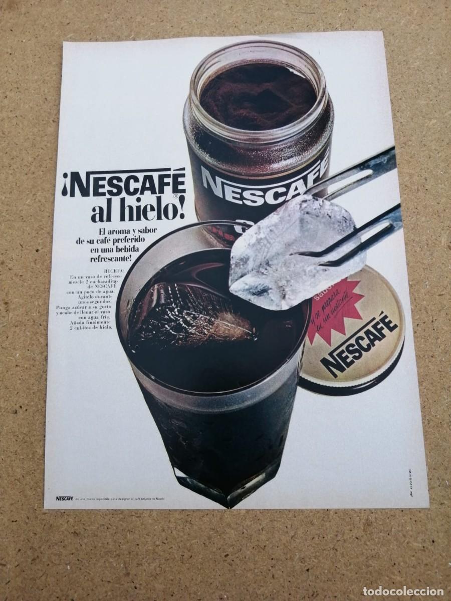 Otros art&iacute;culos de coleccionismo en papel: ANUNCIO. NESCAFE AL HIELO