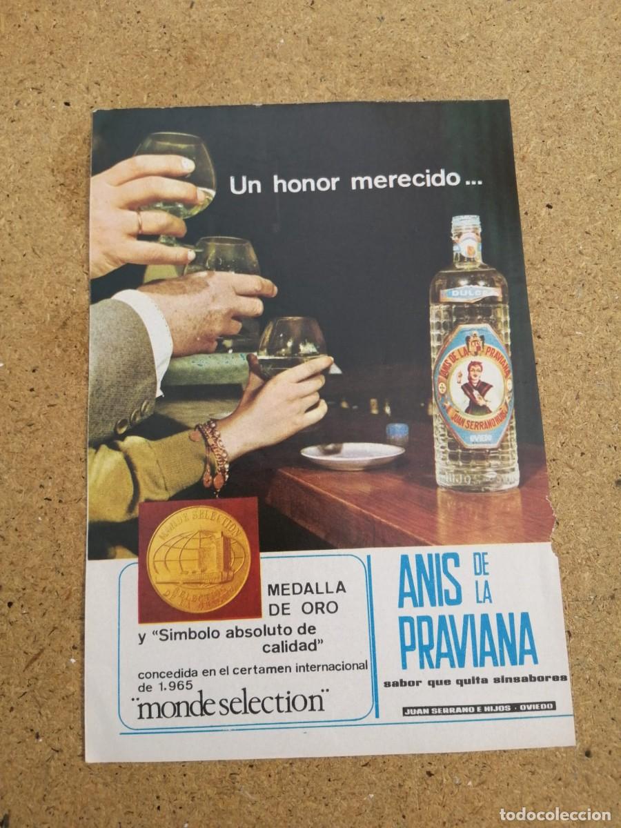 Otros art&iacute;culos de coleccionismo en papel: ANUNCIO. ANIS DE LA PRAVIANA