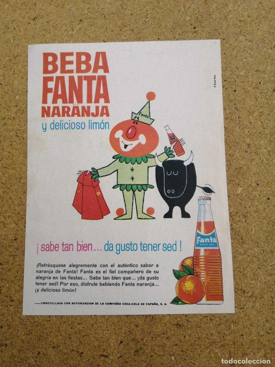 Otros art&iacute;culos de coleccionismo en papel: ANUNCIO. FANTA NARANJA