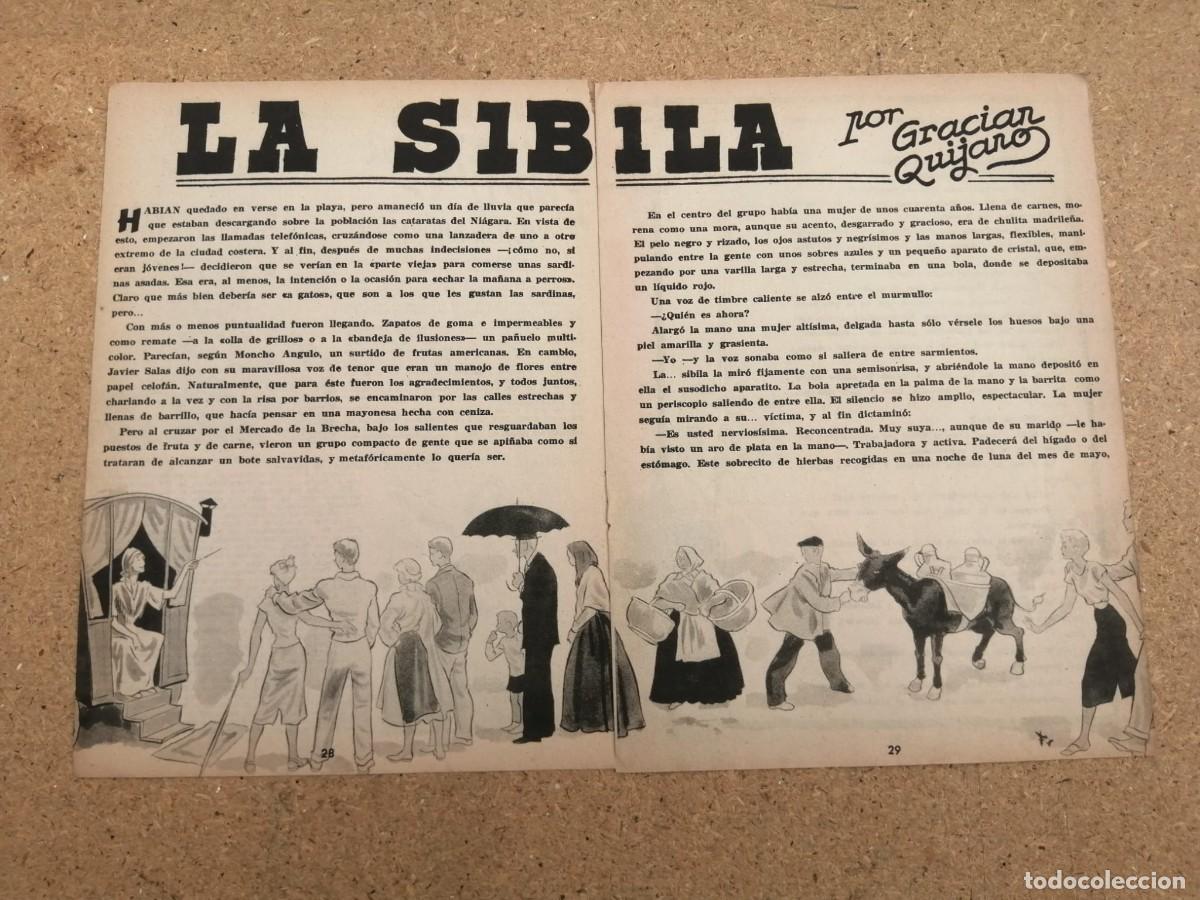 Otros art&iacute;culos de coleccionismo en papel: RELATO REVISTA CHICAS. LA SIBILA (GRACIAN QUIJANO)