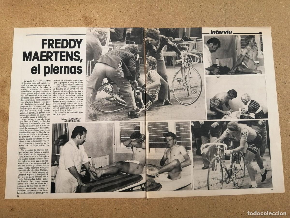 Otros art&iacute;culos de coleccionismo en papel: REPORTAJE. FREDDY MAERTENS, EL PIERNAS