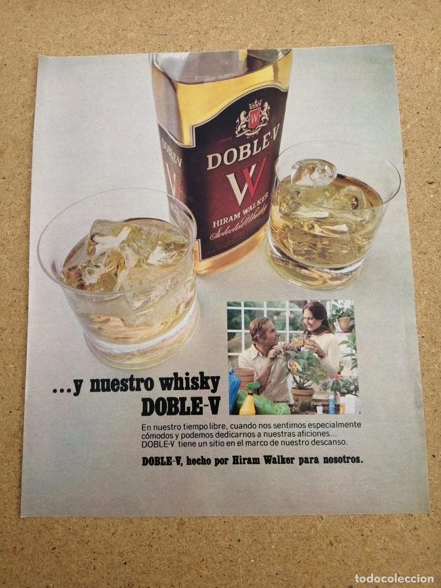 Otros art&iacute;culos de coleccionismo en papel: ANUNCIO. WHISKY DOBLE V