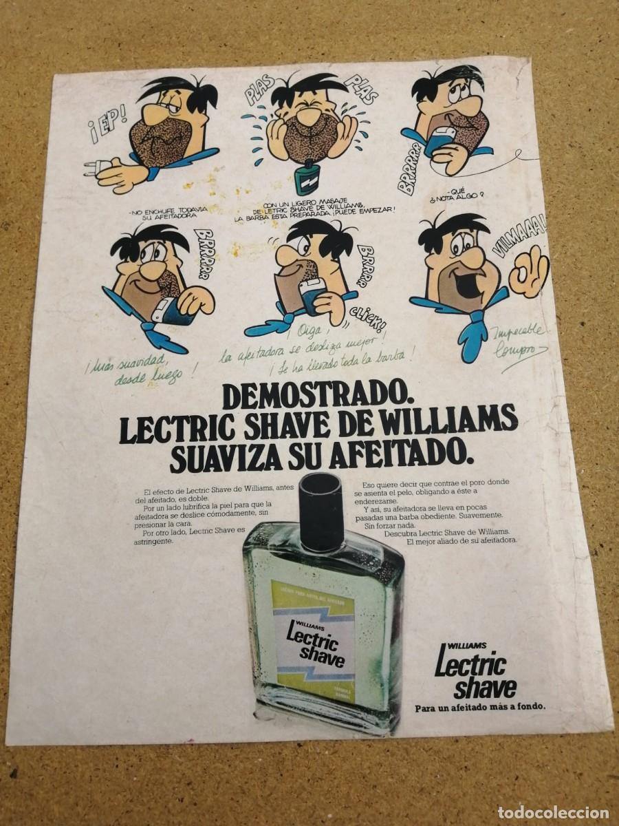 Otros art&iacute;culos de coleccionismo en papel: ANUNCIO. LECTRIC SHAVE DE WILLIAMS
