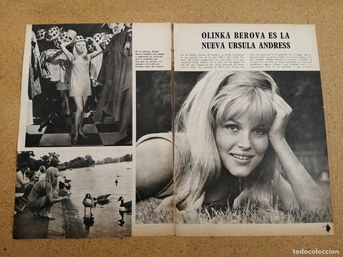 Otros art&iacute;culos de coleccionismo en papel: REPORTAJE. OLINKA BEROVA ES LA NUEVA URSULA ANDRESS