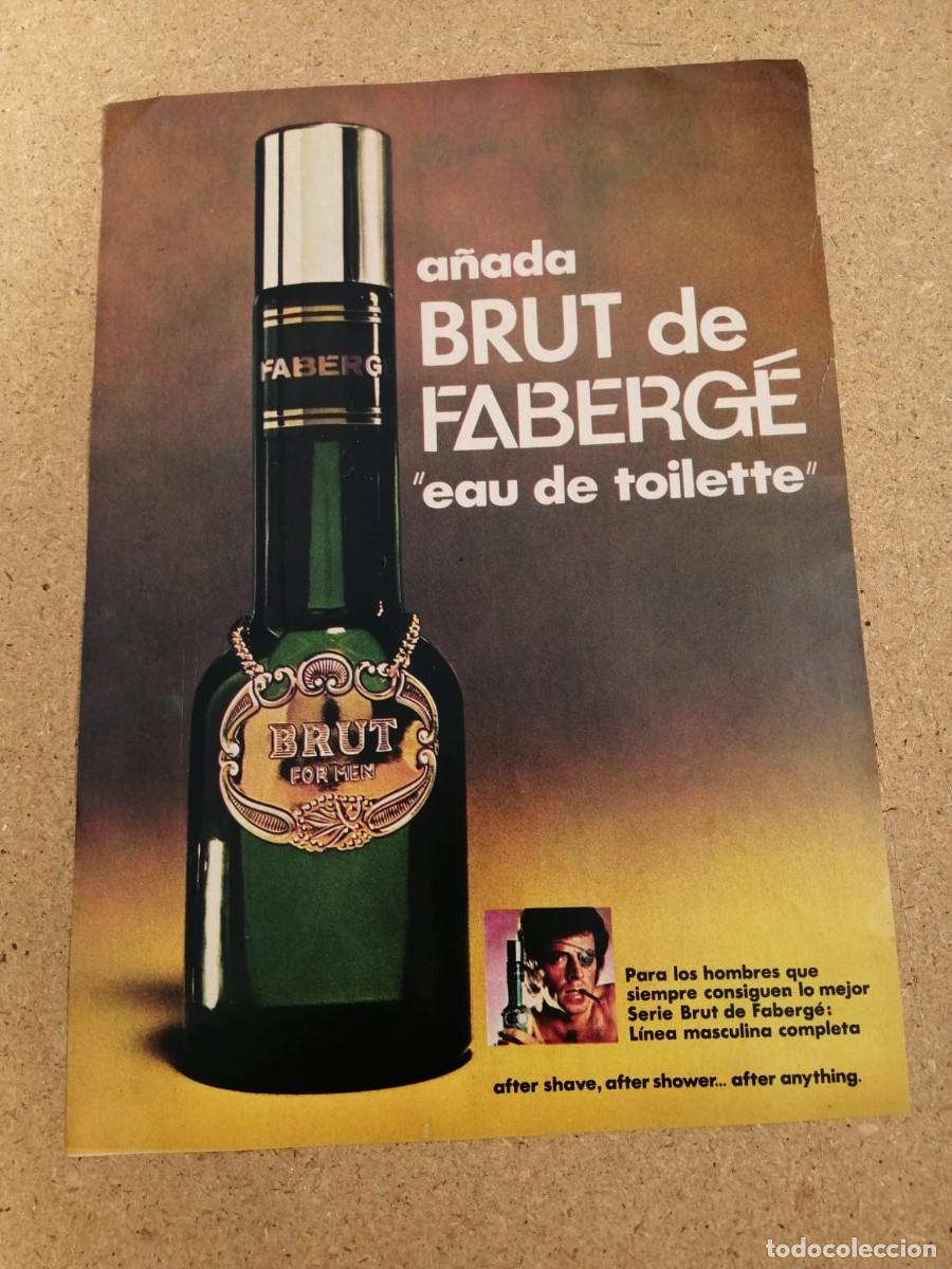 Otros art&iacute;culos de coleccionismo en papel: ANUNCIO. EAU DE TOILETTE BRUT DE FABERGE