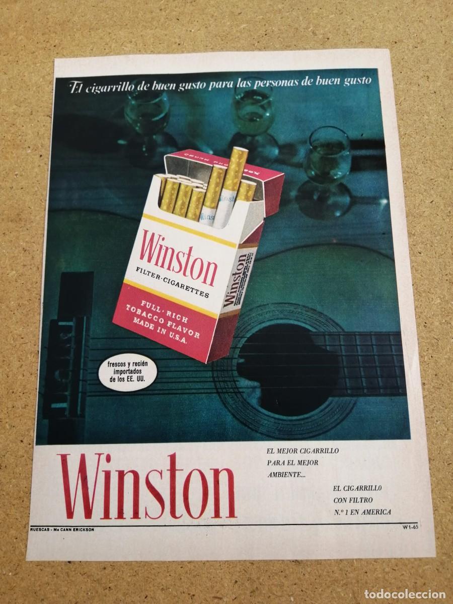 Otros art&iacute;culos de coleccionismo en papel: ANUNCIO. WINSTON....