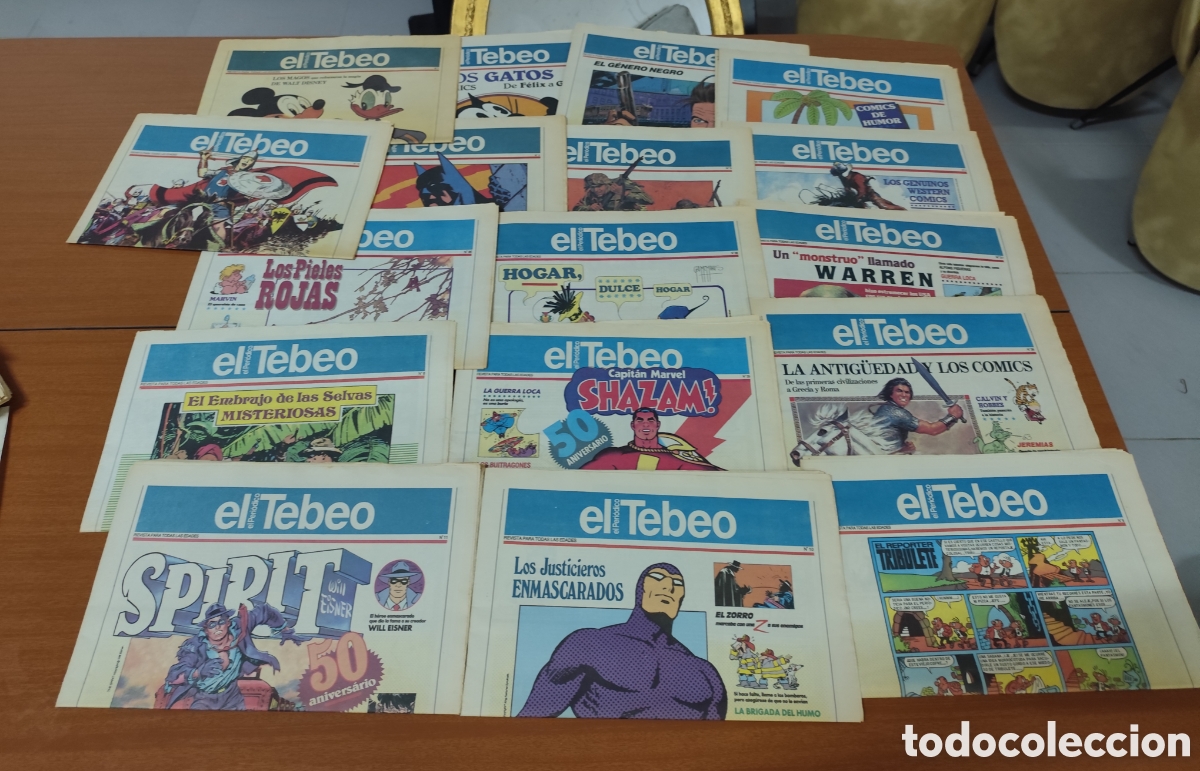 Otros art&iacute;culos de coleccionismo en papel: Lote de 39 suplementos tebeo del peri&oacute;dico