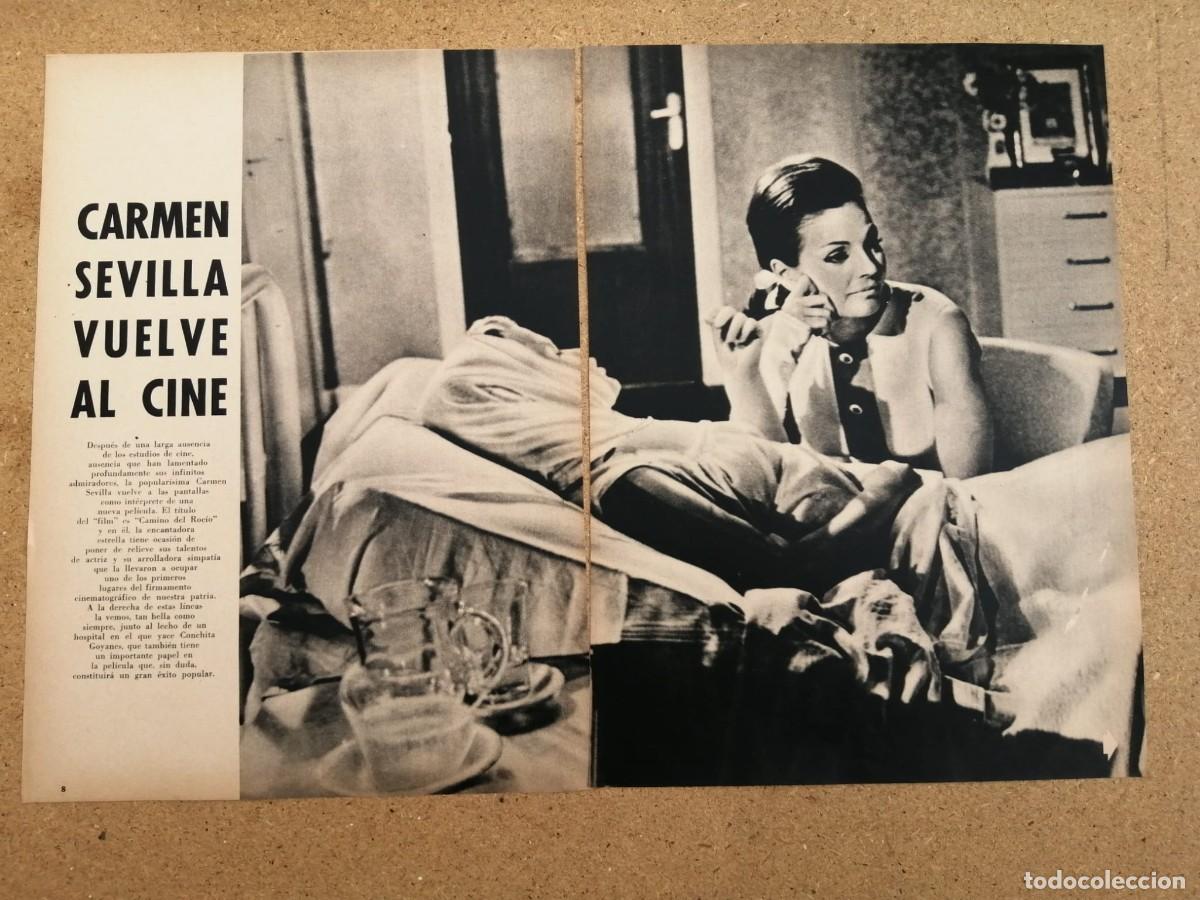 Otros art&iacute;culos de coleccionismo en papel: REPORTAJE. CARMEN SEVILLA VUELVE AL CINE
