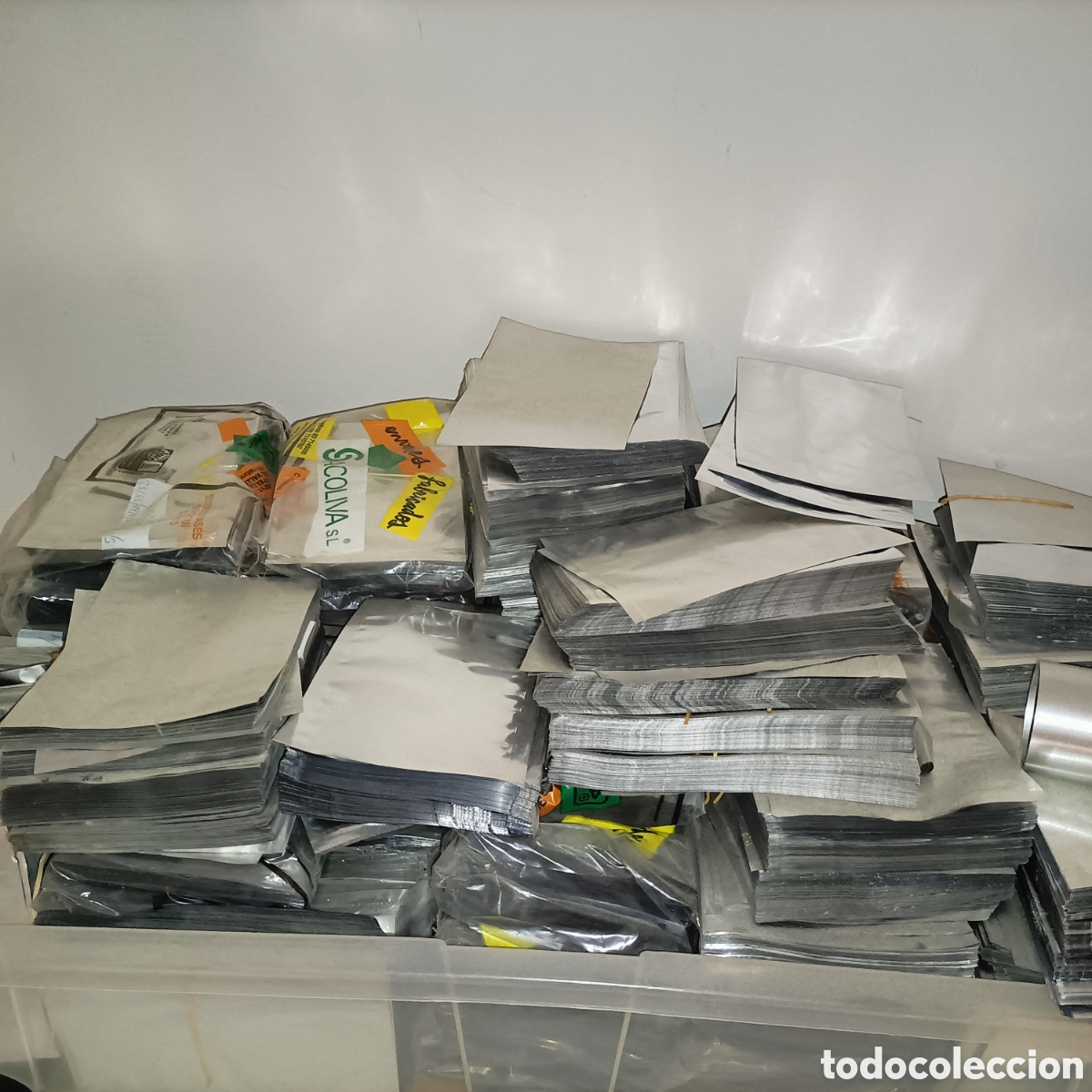 Otros art&iacute;culos de coleccionismo en papel: LOTE 10 BOLSAS MYLAR METALIZADAS 17x12 cm. Sellado T&eacute;rmico Vacio