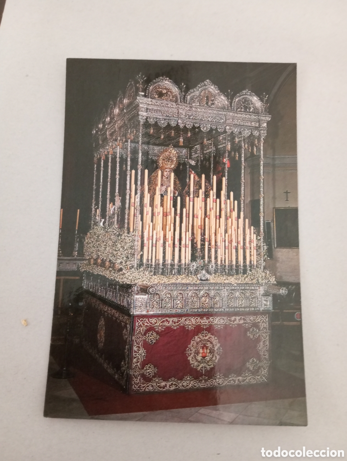 Otros art&iacute;culos de coleccionismo en papel: Fotograf&iacute;a nuestra se&ntilde;ora de la Concepci&oacute;n estudio hareton Sevilla.tama&ntilde;o postal