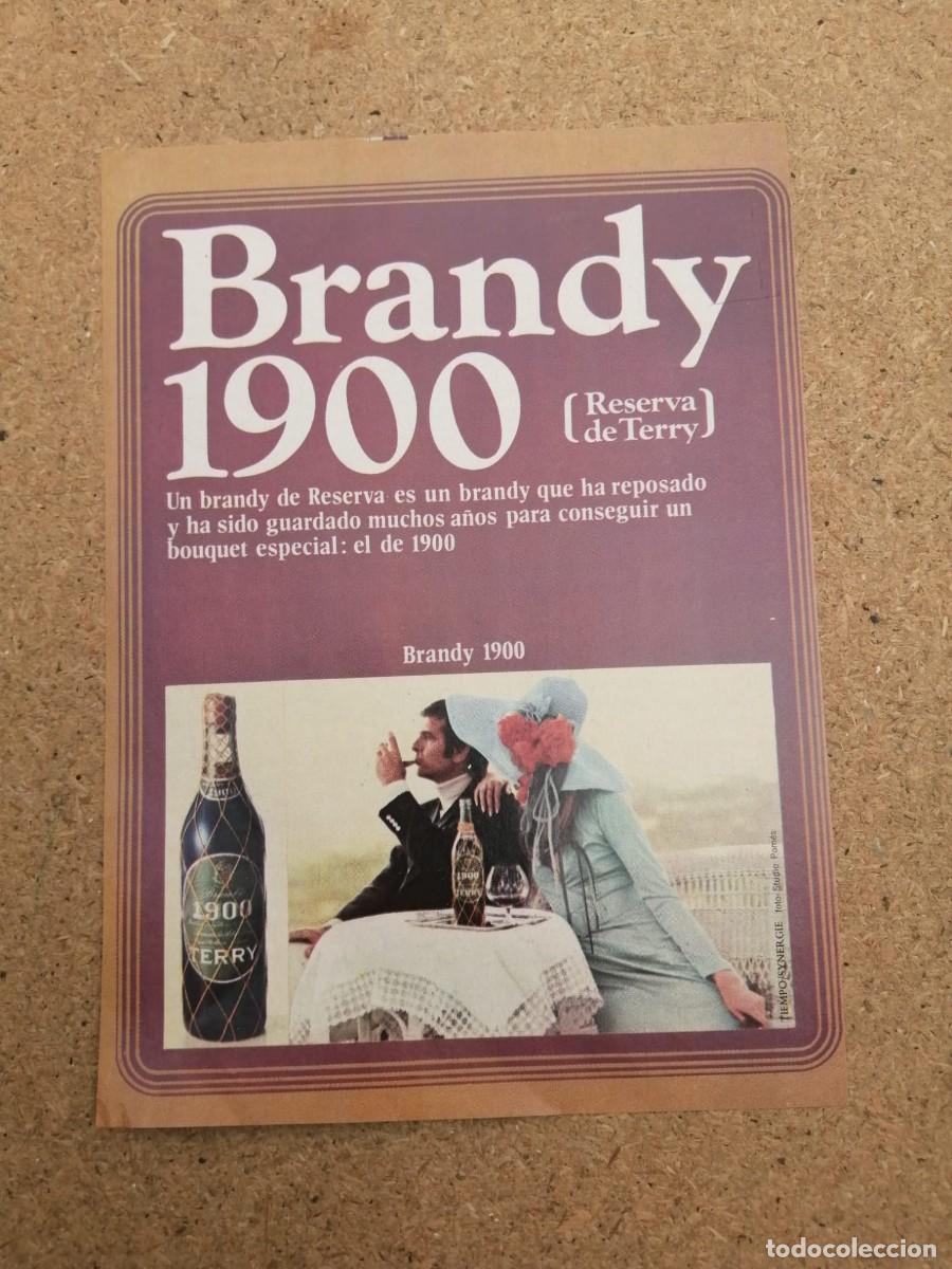 Otros art&iacute;culos de coleccionismo en papel: ANUNCIO. BRANDY 1900, DE TERRY