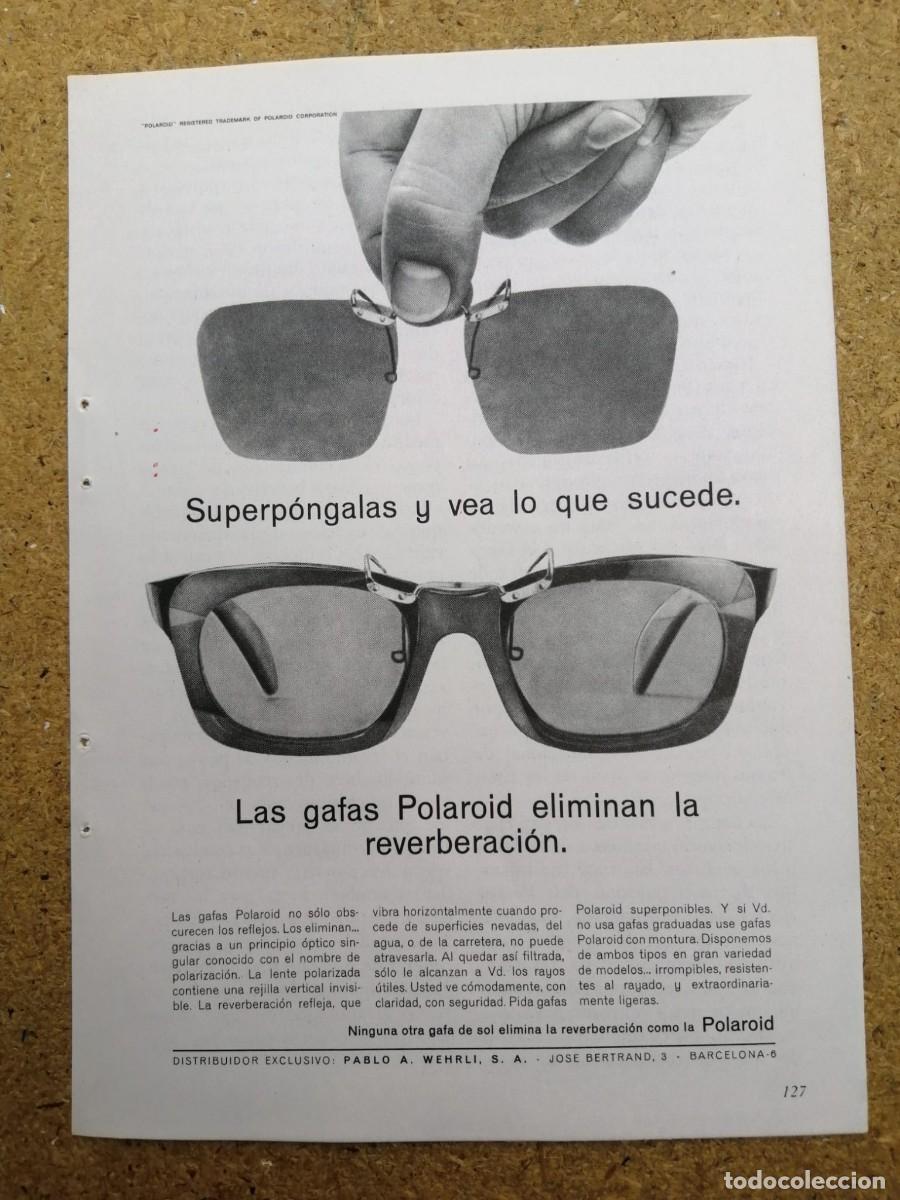 Otros art&iacute;culos de coleccionismo en papel: ANUNCIO. GAFAS POLAROID