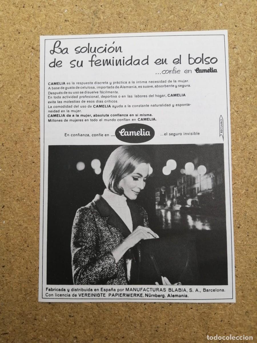 Otros art&iacute;culos de coleccionismo en papel: ANUNCIO. CAMELIA, LA SOLUCION DE SU FEMINIDAD