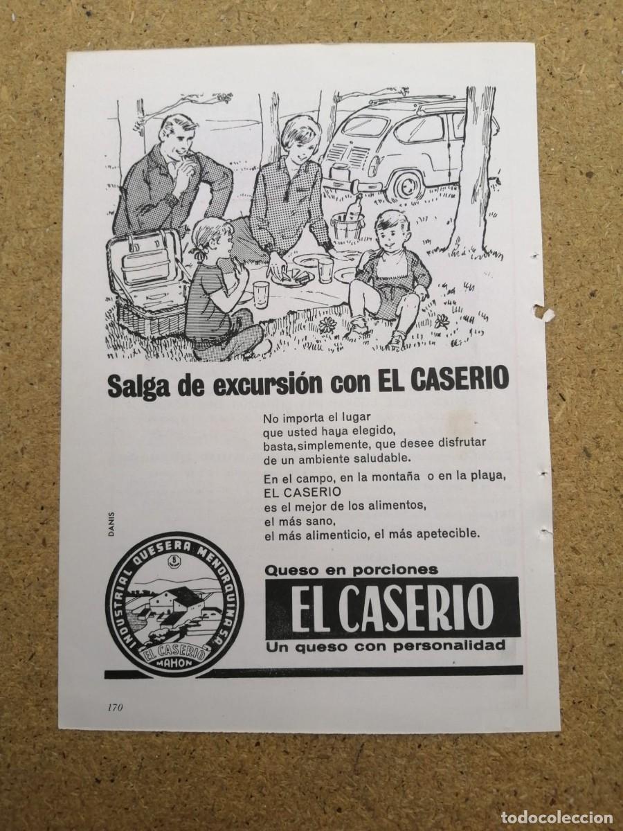 Otros art&iacute;culos de coleccionismo en papel: ANUNCIO. QUESITOS EL CASERIO
