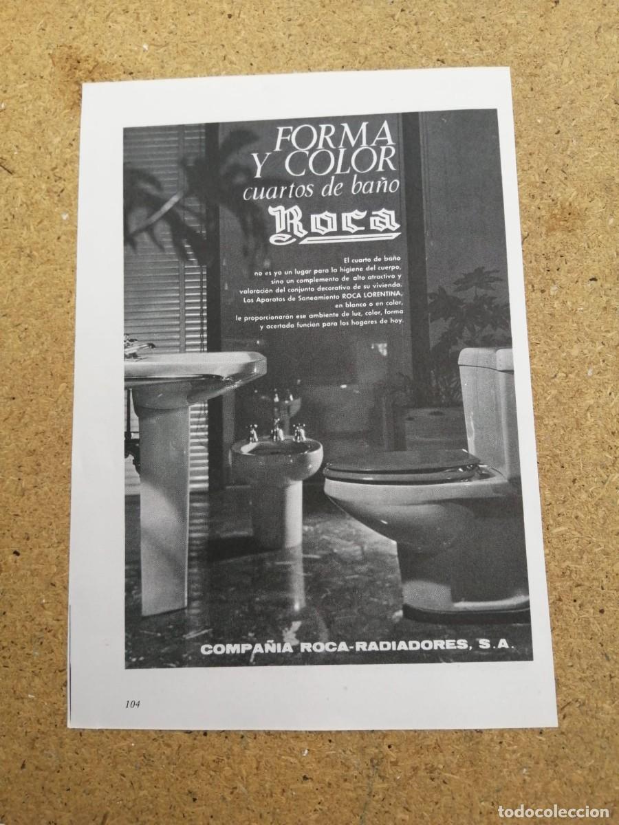 Otros art&iacute;culos de coleccionismo en papel: ANUNCIO. ROCA, FORMA Y COLOR