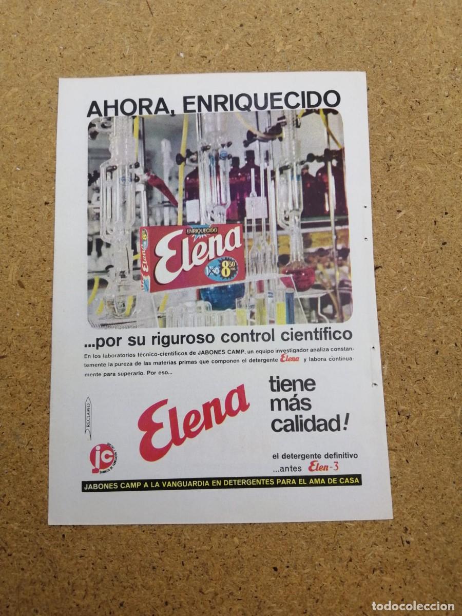 Otros art&iacute;culos de coleccionismo en papel: ANUNCIO. DETERGENTE ELENA