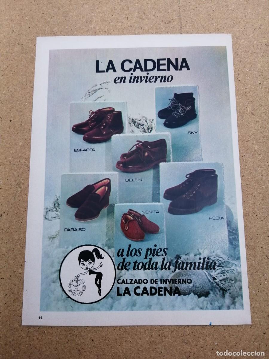 Otros art&iacute;culos de coleccionismo en papel: ANUNCIO. CALZADOS LA CADENA