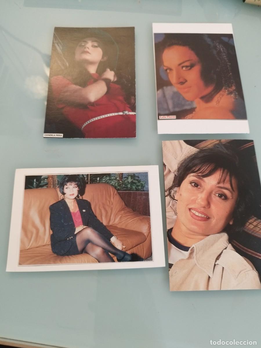 Otros art&iacute;culos de coleccionismo en papel: Cuatro recores de revista, de fotos de actrices cantantes espa&ntilde;olas.