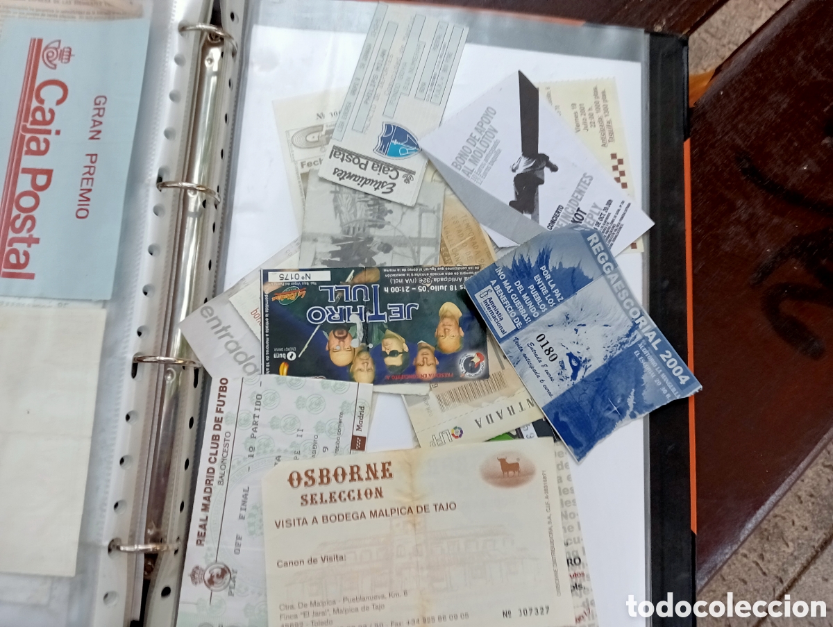 Otros art&iacute;culos de coleccionismo en papel: Estradas de conciertos y eventos.
