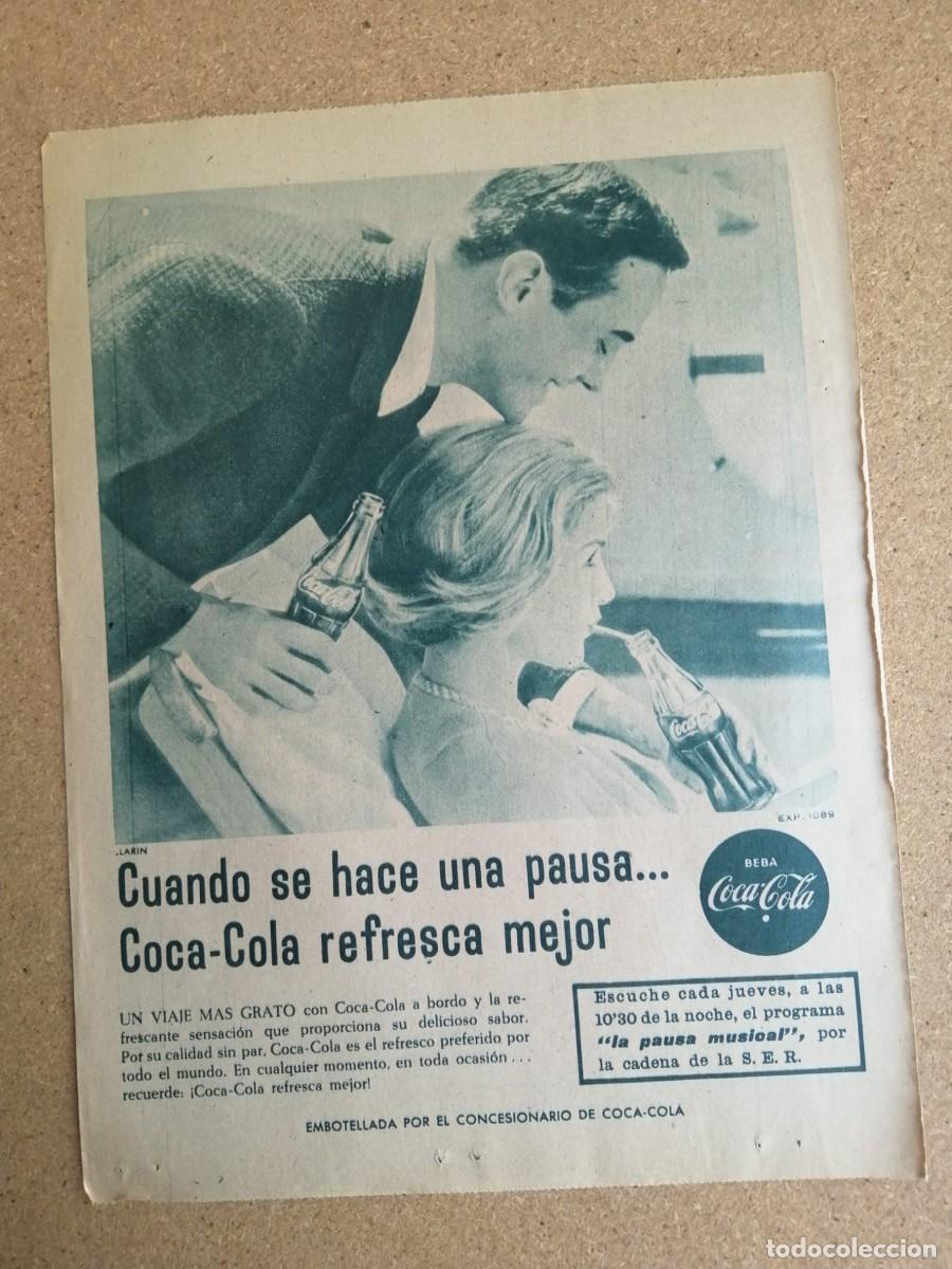 Otros art&iacute;culos de coleccionismo en papel: ANUNCIO. COCA COLA..